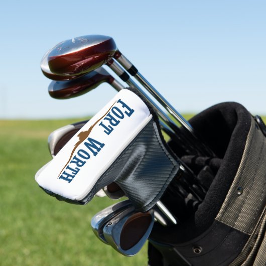 Fort Worth City vlag Golfheadcover (Insitu)