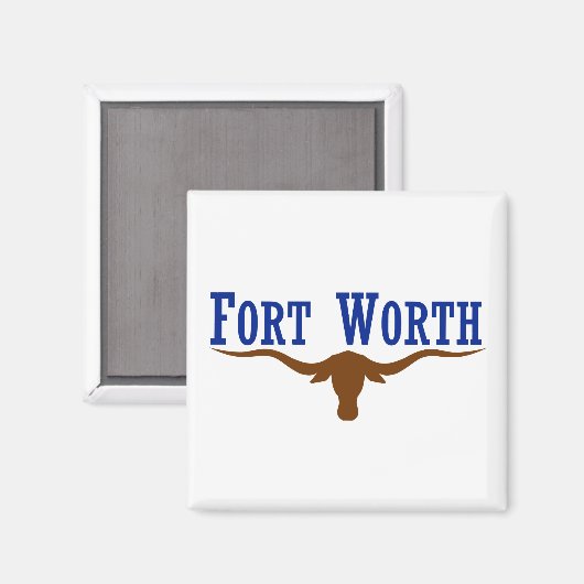 Fort Worth Flag Magneet (Voorkant / Achterkant)