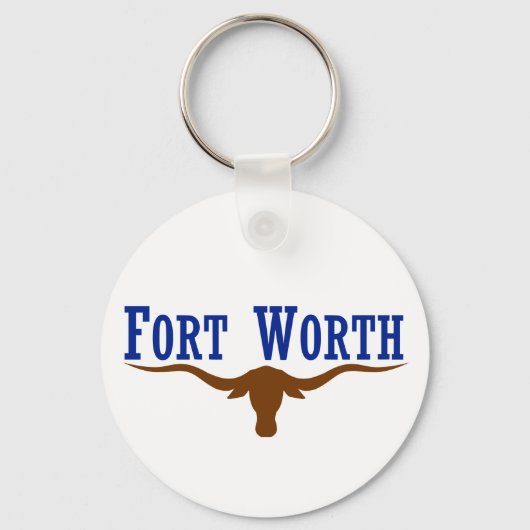 Fort Worth Flag Sleutelhanger (Voorkant)
