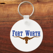 Fort Worth Flag Sleutelhanger (Voorkant)