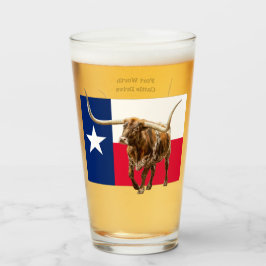 Fort Worth Longhorn, bier Glas