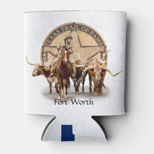 Fort Worth Longhorns & Trail of Fame, Blikjeskoeler (Voorkant)