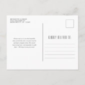 Fort Worth Moving Announge | Stijlvolle Skyline Briefkaart (Achterkant)