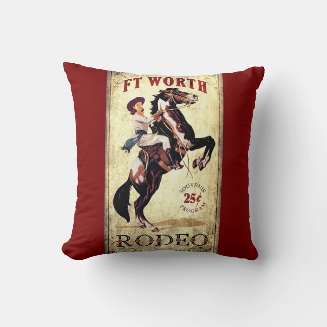 Fort Worth  Rodeo Sierkussen (Voorkant)