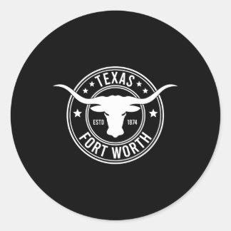 Fort Worth Ronde Sticker