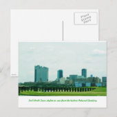 Fort Worth skyline Briefkaart (Voorkant / Achterkant)
