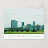 Fort Worth skyline Briefkaart (Voorkant)