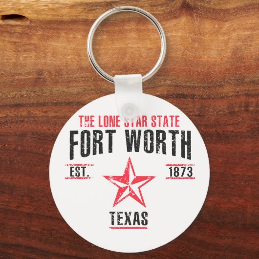 Fort Worth Sleutelhanger (Voorkant)