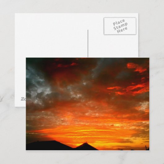 Fort Worth sunset Briefkaart (Voorkant / Achterkant)