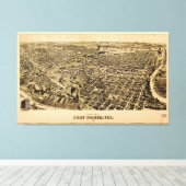 Fort Worth, Texas (1891) Canvas Afdruk (Insitu (Houten vloer))