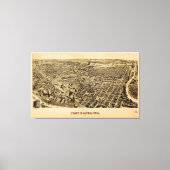 Fort Worth, Texas (1891) Canvas Afdruk (Voorkant)