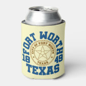 Fort Worth, Texas Blikjeskoeler (Blikje Voorkant)