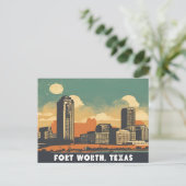 Fort Worth, Texas Briefkaart (Staand voorkant)
