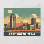 Fort Worth, Texas Briefkaart (Voorkant)