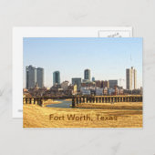 Fort Worth, Texas Briefkaart (Voorkant / Achterkant)