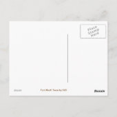 Fort Worth, Texas Briefkaart (Achterkant)