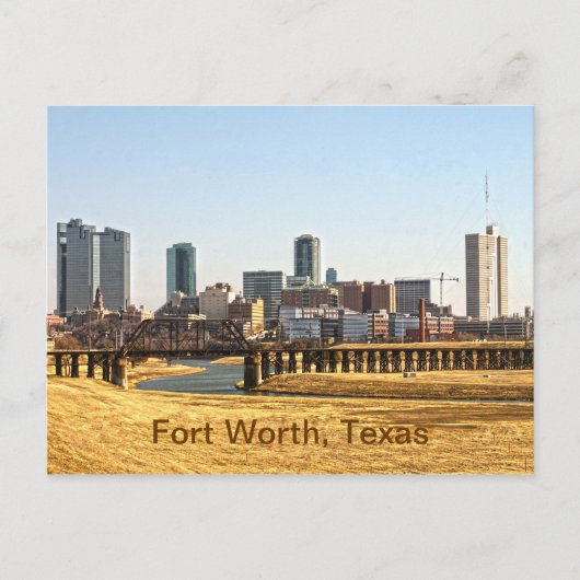 Fort Worth, Texas Briefkaart (Voorkant)