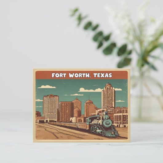 Fort Worth, Texas Briefkaart (Staand voorkant)