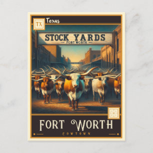 Fort Worth, Texas    Briefkaart