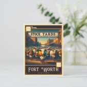 Fort Worth, Texas |  Briefkaart (Staand voorkant)