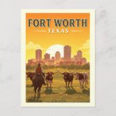  Fort Worth, Texas Briefkaart (Voorkant)