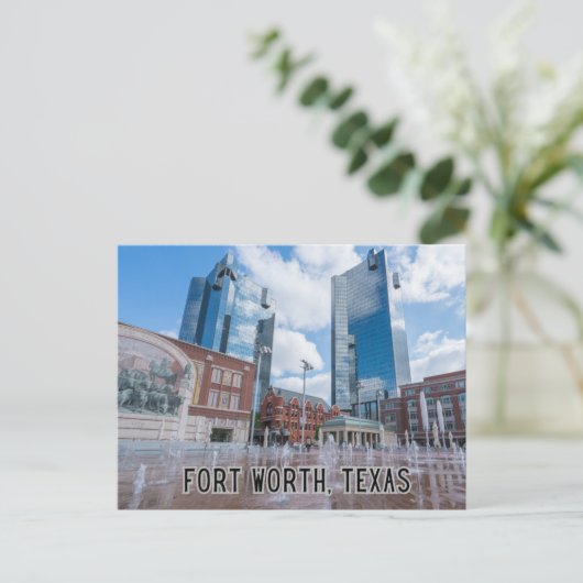 Fort Worth, Texas Briefkaart (Staand voorkant)