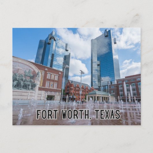 Fort Worth, Texas Briefkaart (Voorkant)