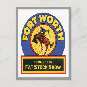  Fort Worth, Texas Briefkaart