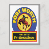 Fort Worth, Texas Briefkaart (Voorkant)