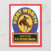 Fort Worth, Texas Briefkaart (Voorkant)