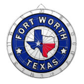 Fort Worth Texas Dartbord (Voorkant)
