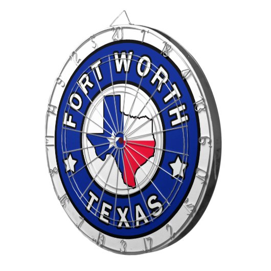 Fort Worth Texas Dartbord (Voorkant Rechts)