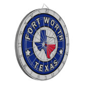 Fort Worth Texas Dartbord (Voorkant Links)