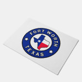 Fort Worth Texas Deurmat (Schuin)