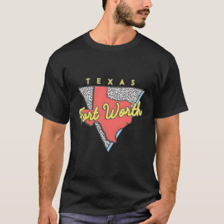 Fort Worth Texas Driehoek TX Stad T-shirt