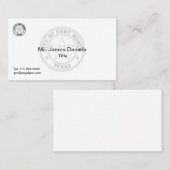 Fort Worth Texas Great Seal Visitekaartje (Voorkant / Achterkant)