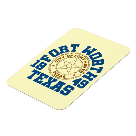 Fort Worth, Texas Magneet (Linkerzijde)