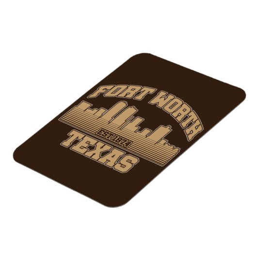 Fort Worth, Texas Magneet (Linkerzijde)