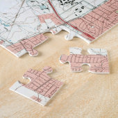 Fort Worth Texas Map (1995) Legpuzzel (Zijkant)