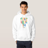 Fort Worth Texas Mid Century, Pop Art, Hoodie (Voorkant volledig)