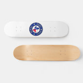 Fort Worth Texas Persoonlijk Skateboard (Horizontaal)