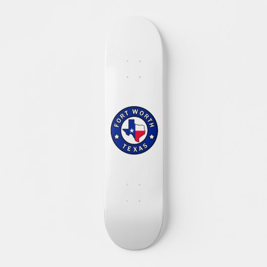 Fort Worth Texas Persoonlijk Skateboard (Voorkant)