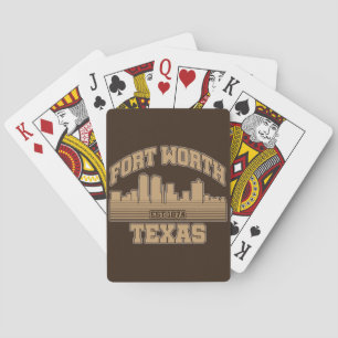 Fort Worth, Texas Pokerkaarten