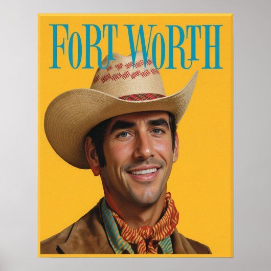 Fort Worth, Texas poster (Voorkant)