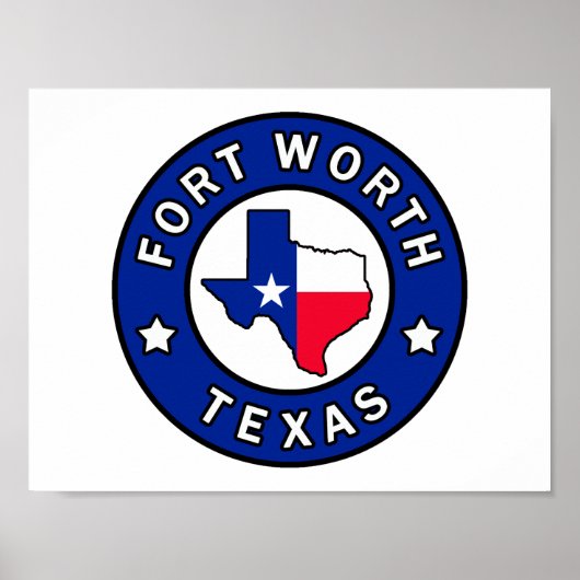 Fort Worth Texas Poster (Voorkant)