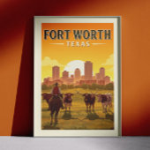  Fort Worth, Texas Poster