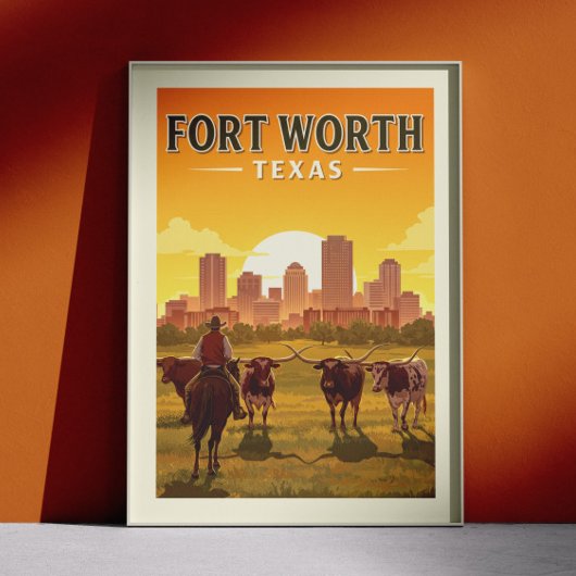  Fort Worth, Texas Poster