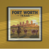  Fort Worth, Texas Poster