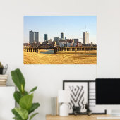 Fort Worth, Texas Poster (Thuiskantoor)