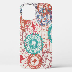 Fort Worth Texas: reispostzegels. Case-Mate iPhone Case